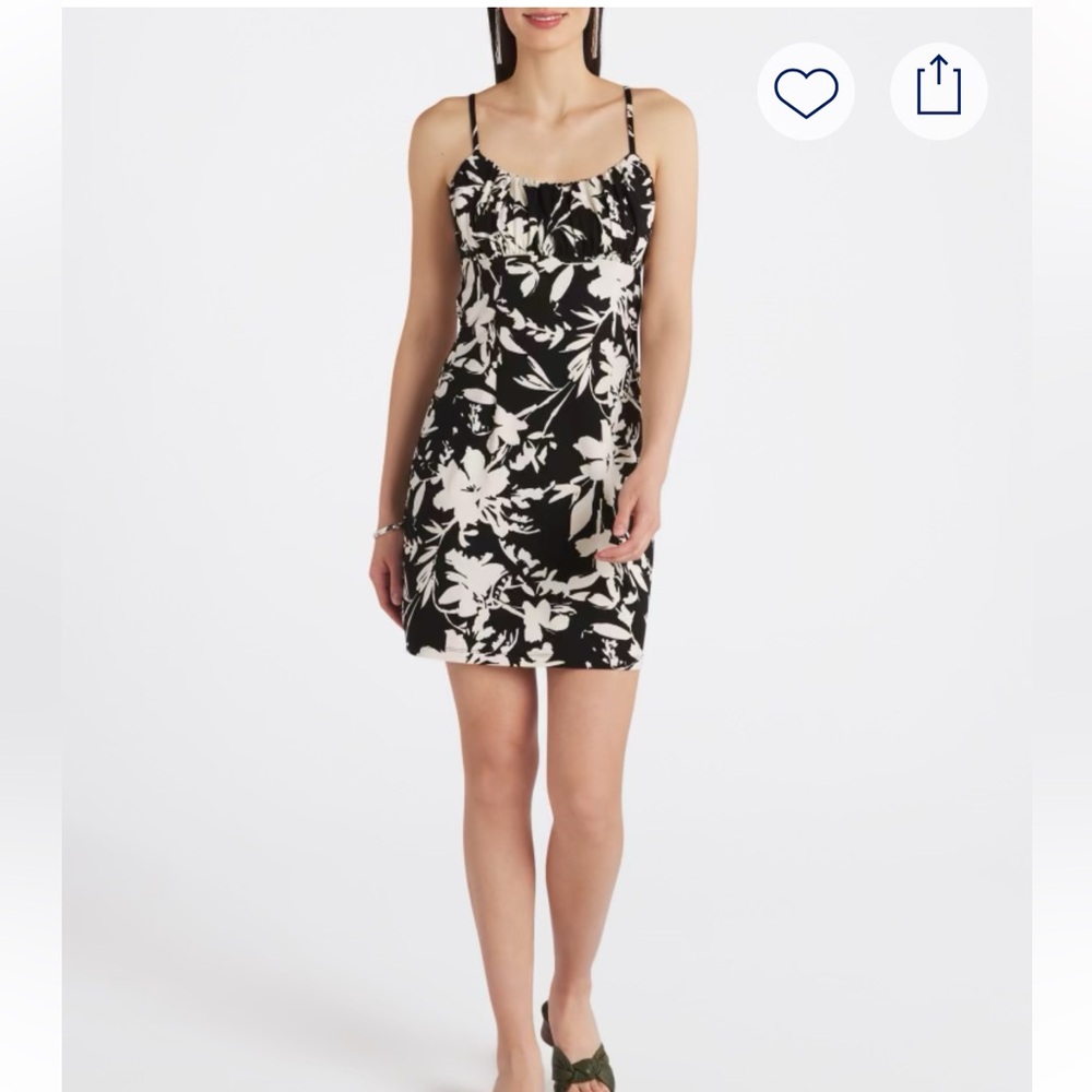 Nine Britton Cream and Black Patterned Top